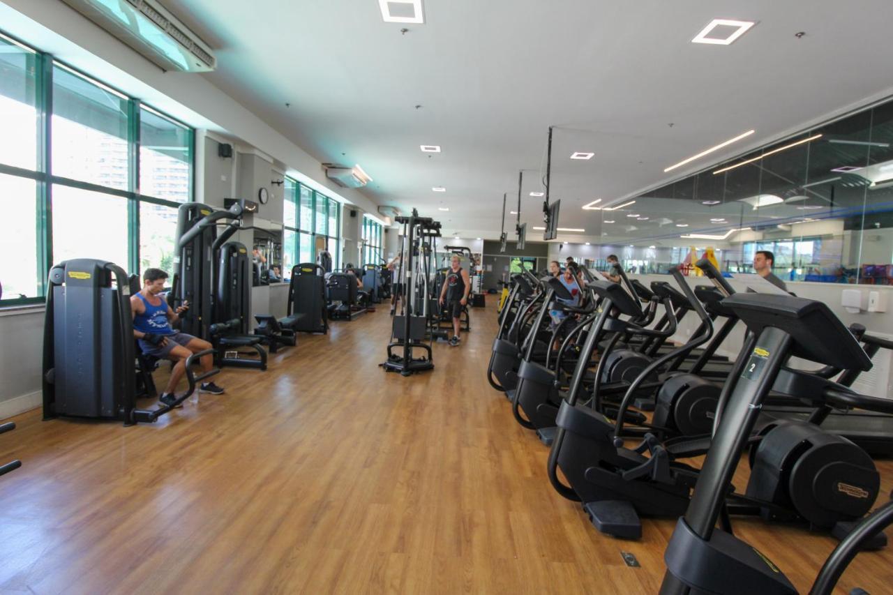 Barra Da Tijuca - 508 - De Frente Para Maravilhosa Piscina - Estacionamento Gratuito - Academia Comphania Atletica - Balsa Para Praia Gratis - Microondas - Geladeira Grande - Recepcao 24Horas - Wi-Fi - Com Pia Рио де Жанейро Екстериор снимка
